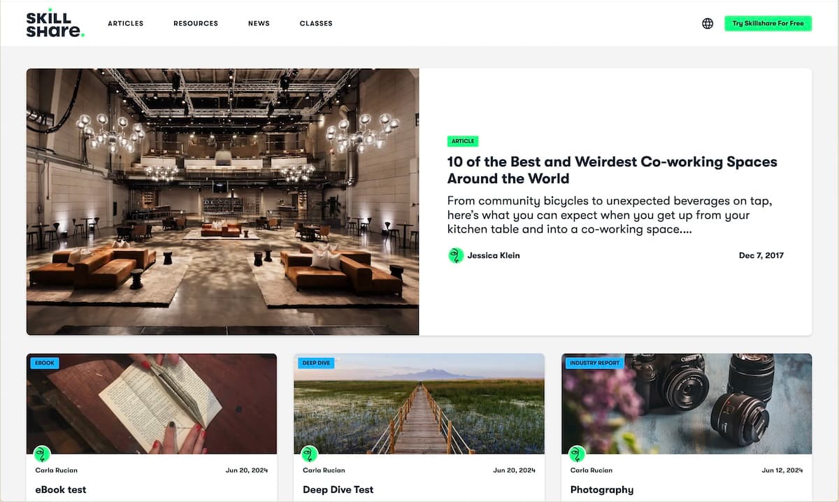 Skillshare Blog